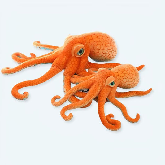 Peluche pieuvre réaliste douce marine décor enfant