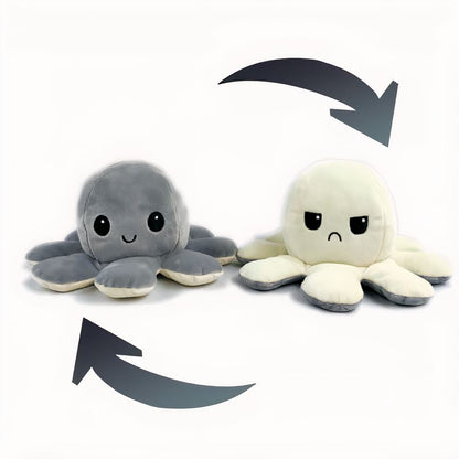 Peluche pieuvre réversible douce et ludique enfant océan