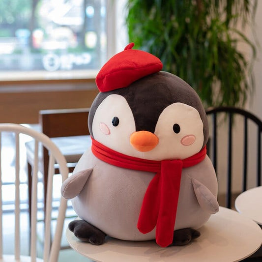 Peluche Pingouin Béret  Plumelette | Peluche World 30 cm