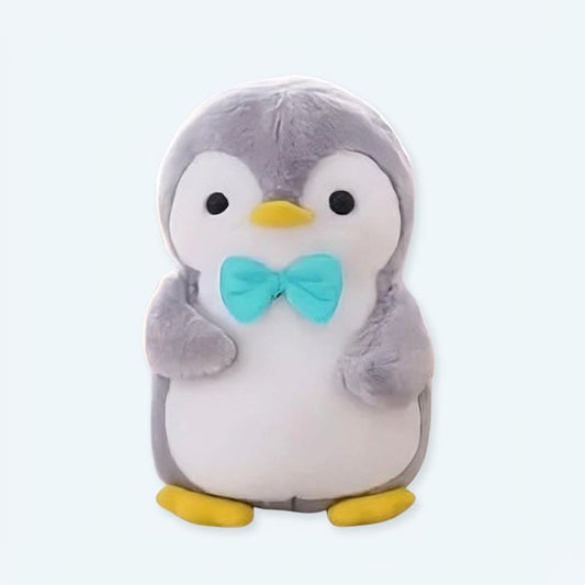 Peluche pingouin élégante douce hiver cocooning enfant
