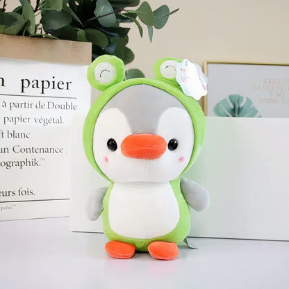 Peluche pingouin grenouille amusant doux cadeau enfant