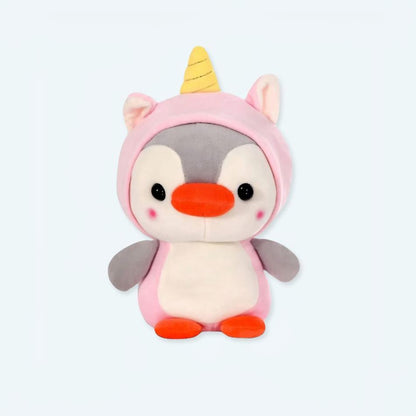 Peluche pingouin magique licorne douce peluche câline