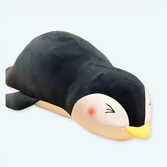 Peluche pingouin manchot noir doux polaire hiver cocooning