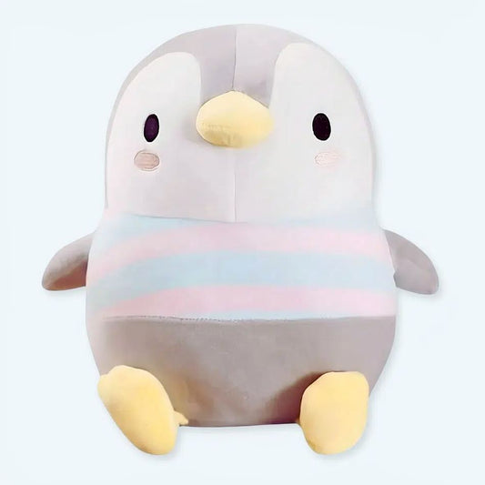 Peluche pingouin noir blanc doux hiver câlin enfant