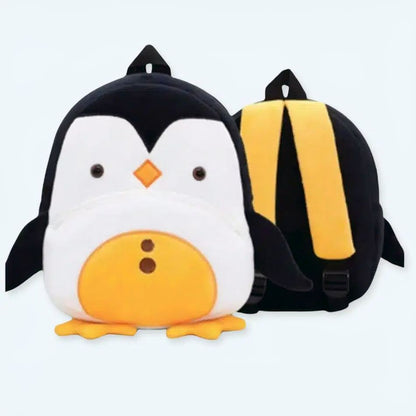 Peluche pingouin sac à dos doux compagnon enfant hiver