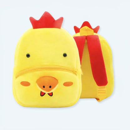 Peluche poule sac à dos doux enfant câlin amusant