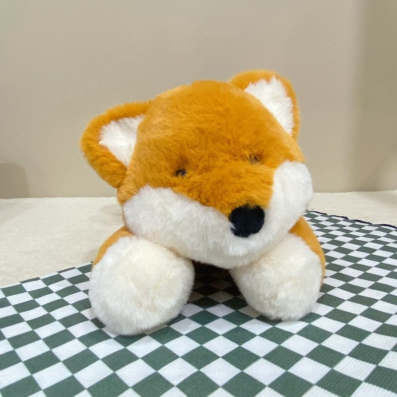 Peluche renard à fourrure mignon