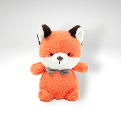 Peluche renard bébé avec un nœud papillon