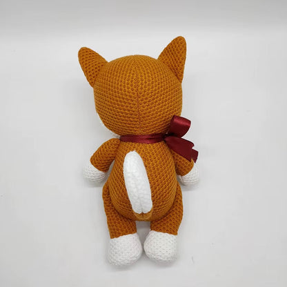 Peluche renard crochet doux animal forêt câlin