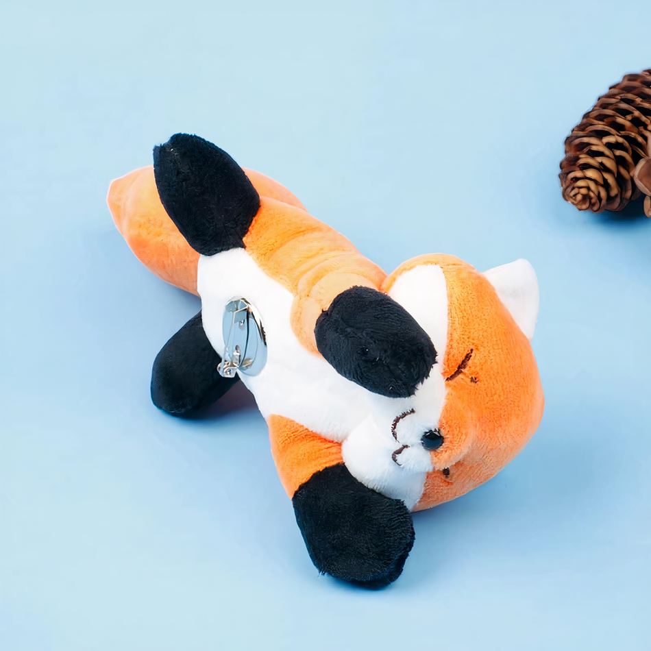 Peluche renard doux broche en peluche câlin chaleureux