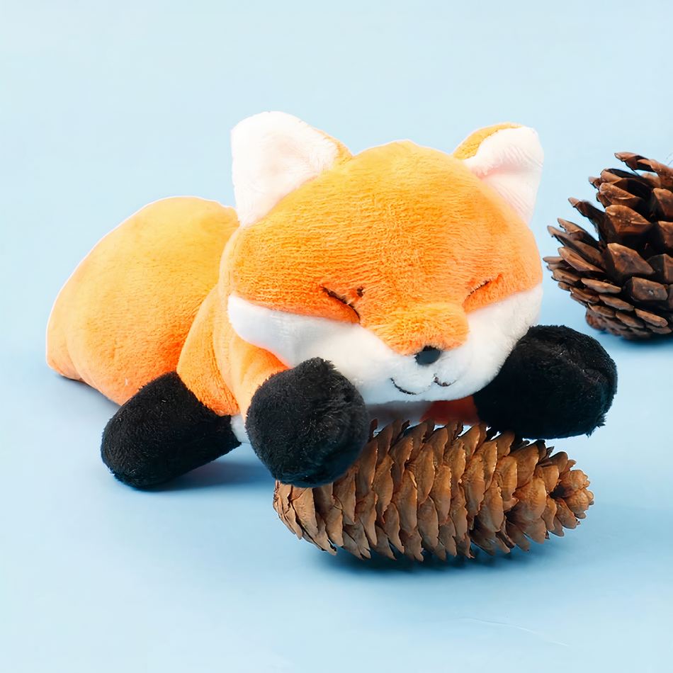 Peluche renard doux broche en peluche câlin chaleureux