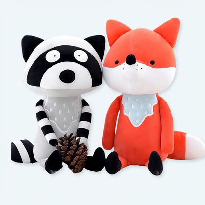 Peluche renard doux compagnon câlin automne chaleureux