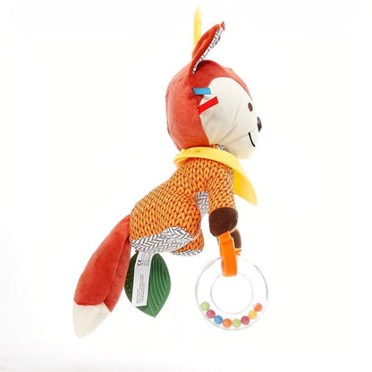Peluche renard suspendu coloré doux déco chambre enfant