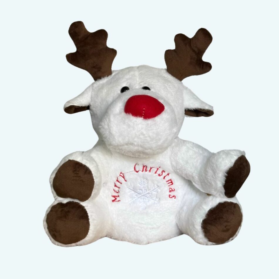 Peluche renne de Noël douce veilleuse musicale nuit magique