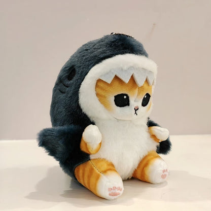 Peluche requin chaton doux pendentif mignon câlin
