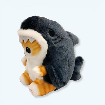 Peluche requin chaton doux pendentif mignon câlin