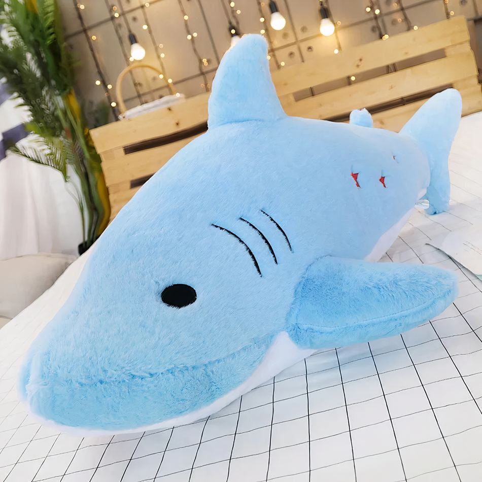 Peluche requin géant doux ami pour enfant marin