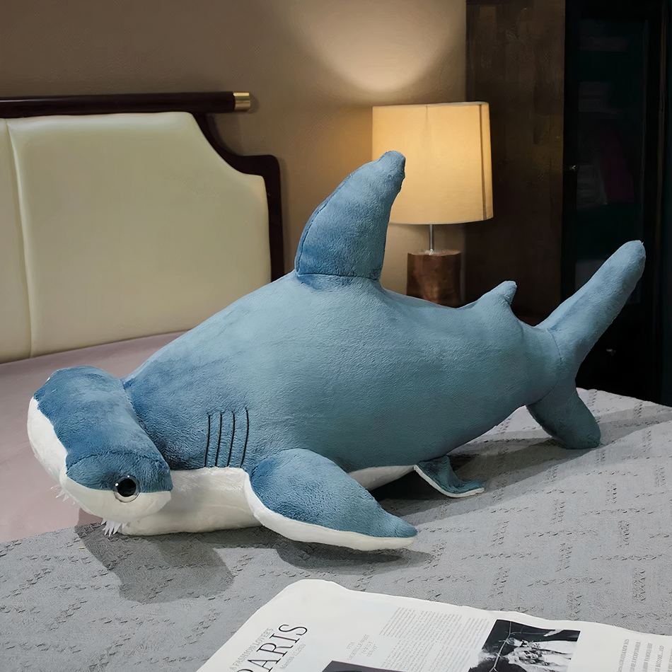 Peluche requin marteau géante douce océan câlin