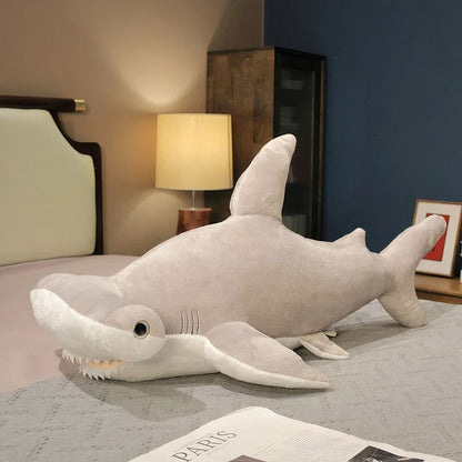 Peluche requin marteau géante douce océan câlin