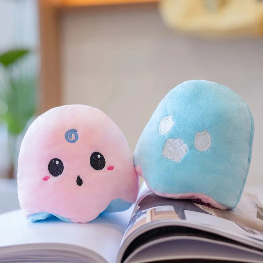 Peluche réversible fantômes d’halloween