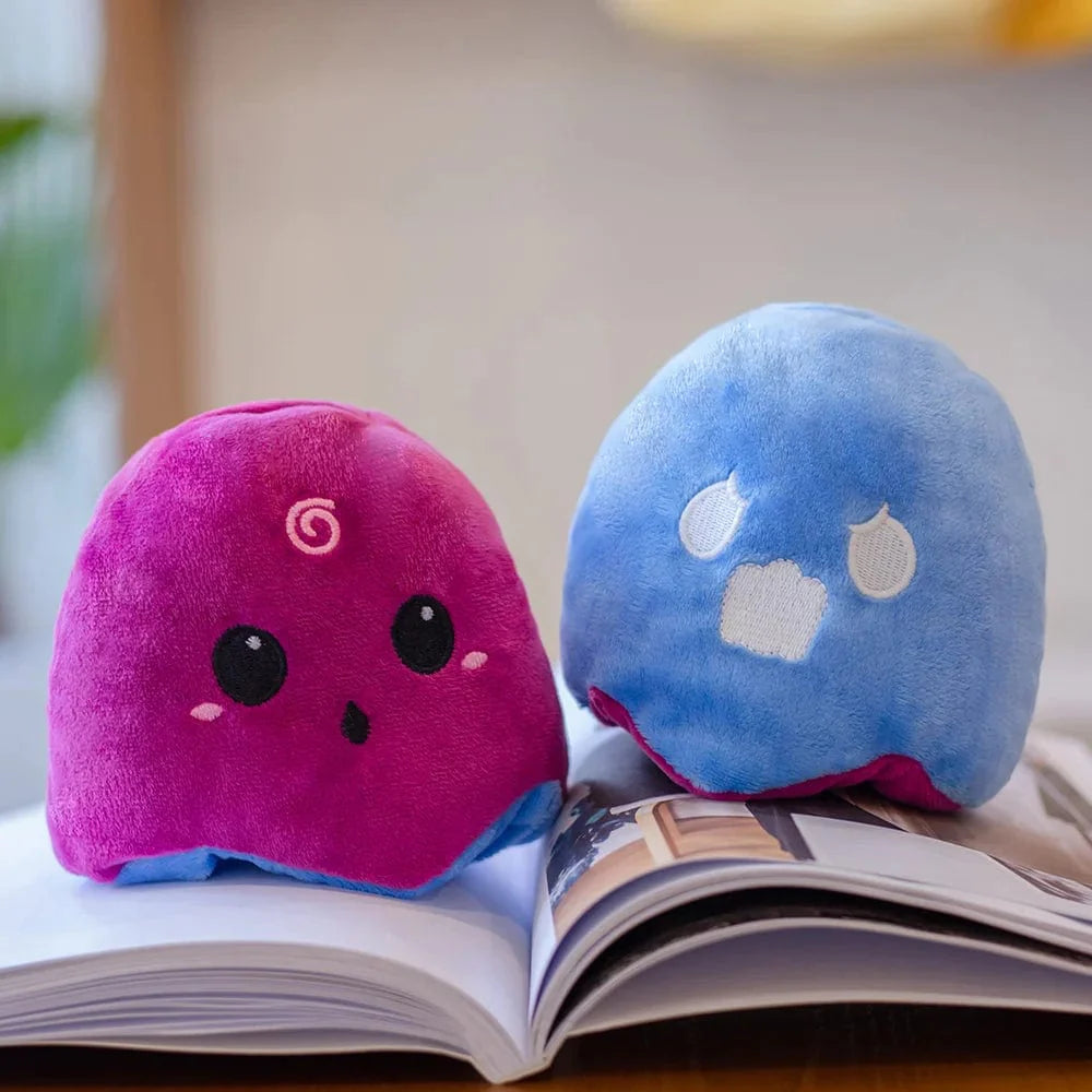 Peluche réversible fantômes d’halloween