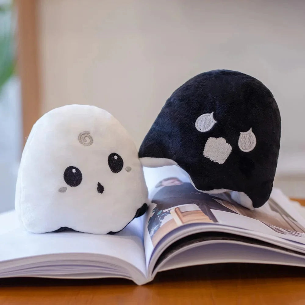 Peluche réversible fantômes d’halloween