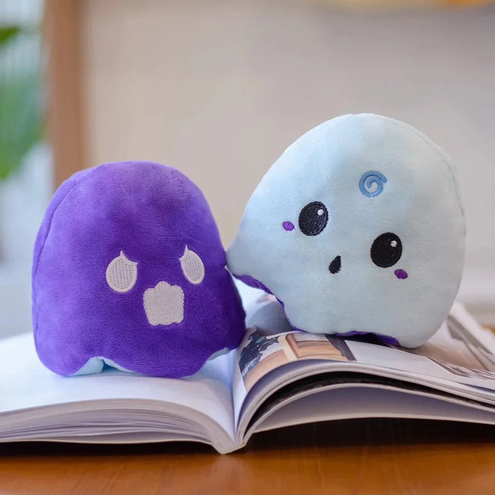 Peluche réversible fantômes d’halloween