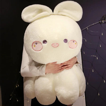 Peluche réversible lapin blanc