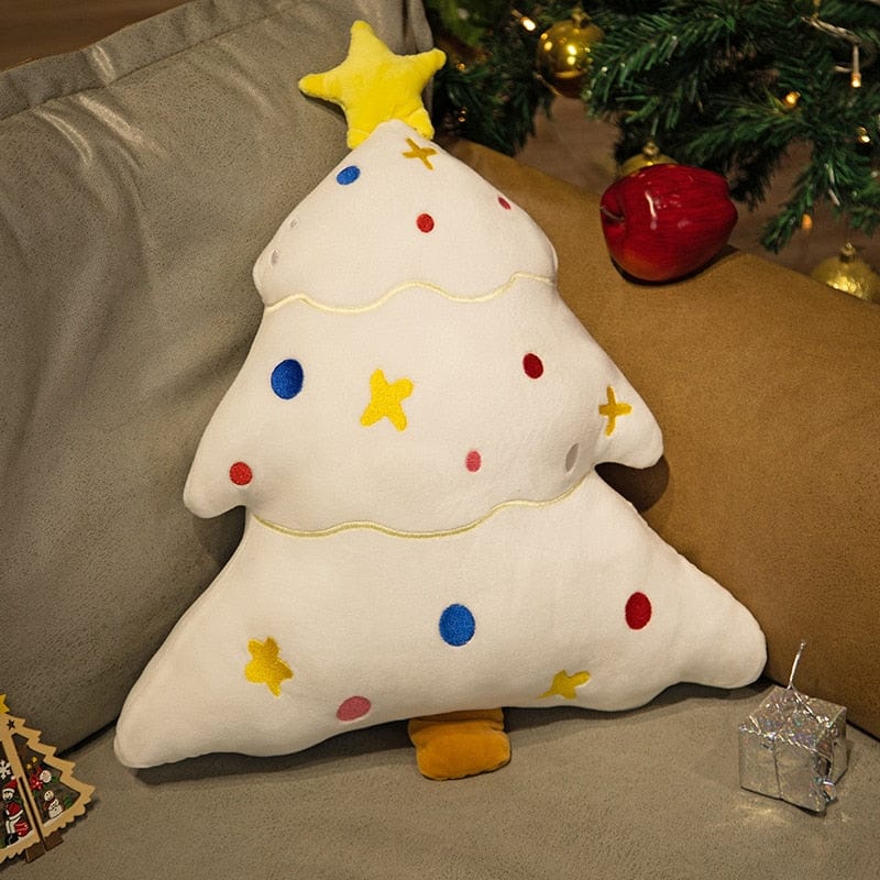 Peluche sapin de Noël coloré