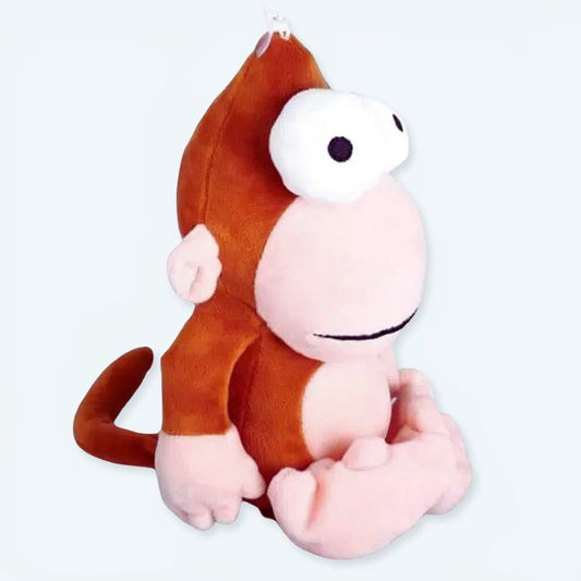 Peluche singe drôle jungle douce câlin enfant aventure