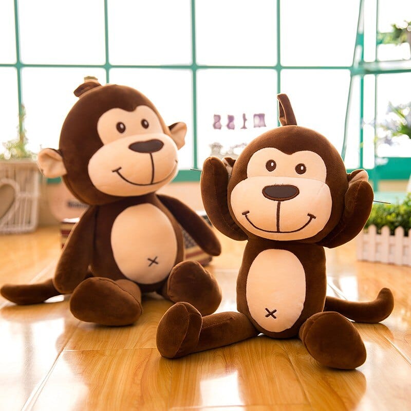 Peluche Singe Géante  Monky Malicieux | Peluche World