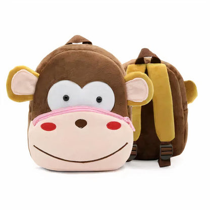 Peluche singe sac à dos enfant doux et ludique