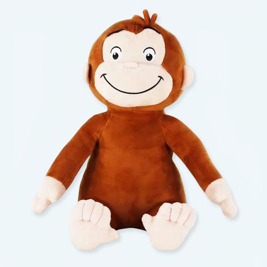 Peluche singe sourire doux pour enfants jungle fun