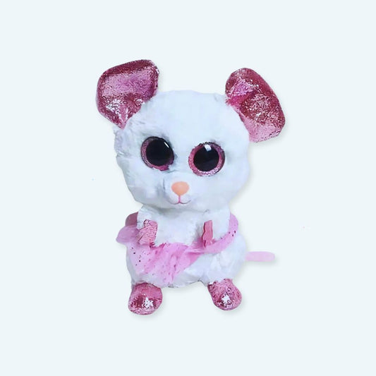 Peluche souris grise douce enfant câlin compagnon