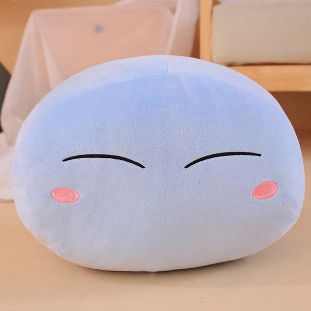 Peluche squishmallow gros pouf bleu et moelleux