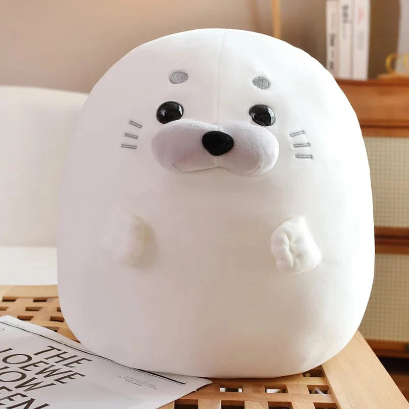 Peluche squishmallow phoque coloré