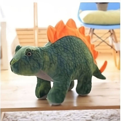 Peluche stégosaure vert doux dinosaure enfant câlin