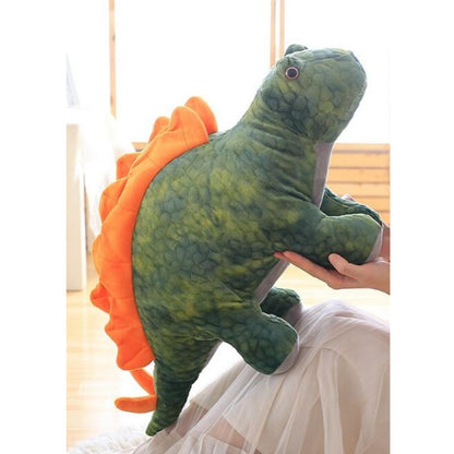 Peluche stégosaure vert doux dinosaure enfant câlin