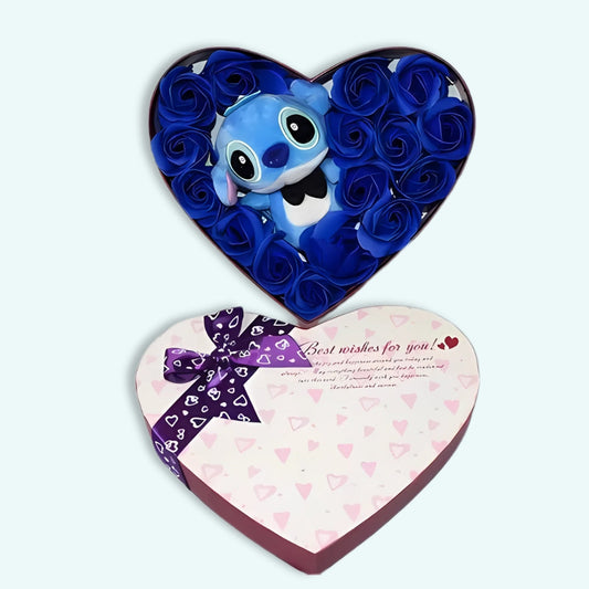 Peluche Stitch romantique douce cadeau Disney amoureux