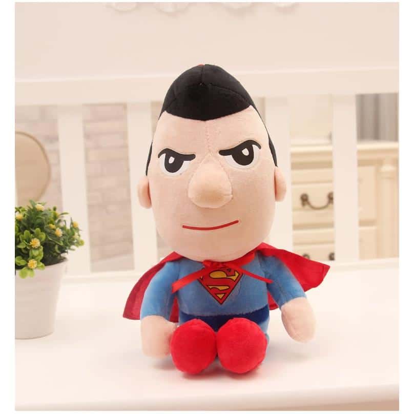 Peluche super-héros Marvel DC douce collection geek