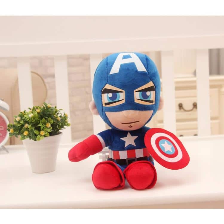 Peluche super-héros Marvel DC douce collection geek