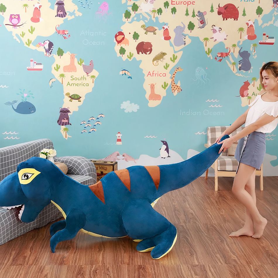 Peluche T-rex géante douce enfant dinosaure câlin