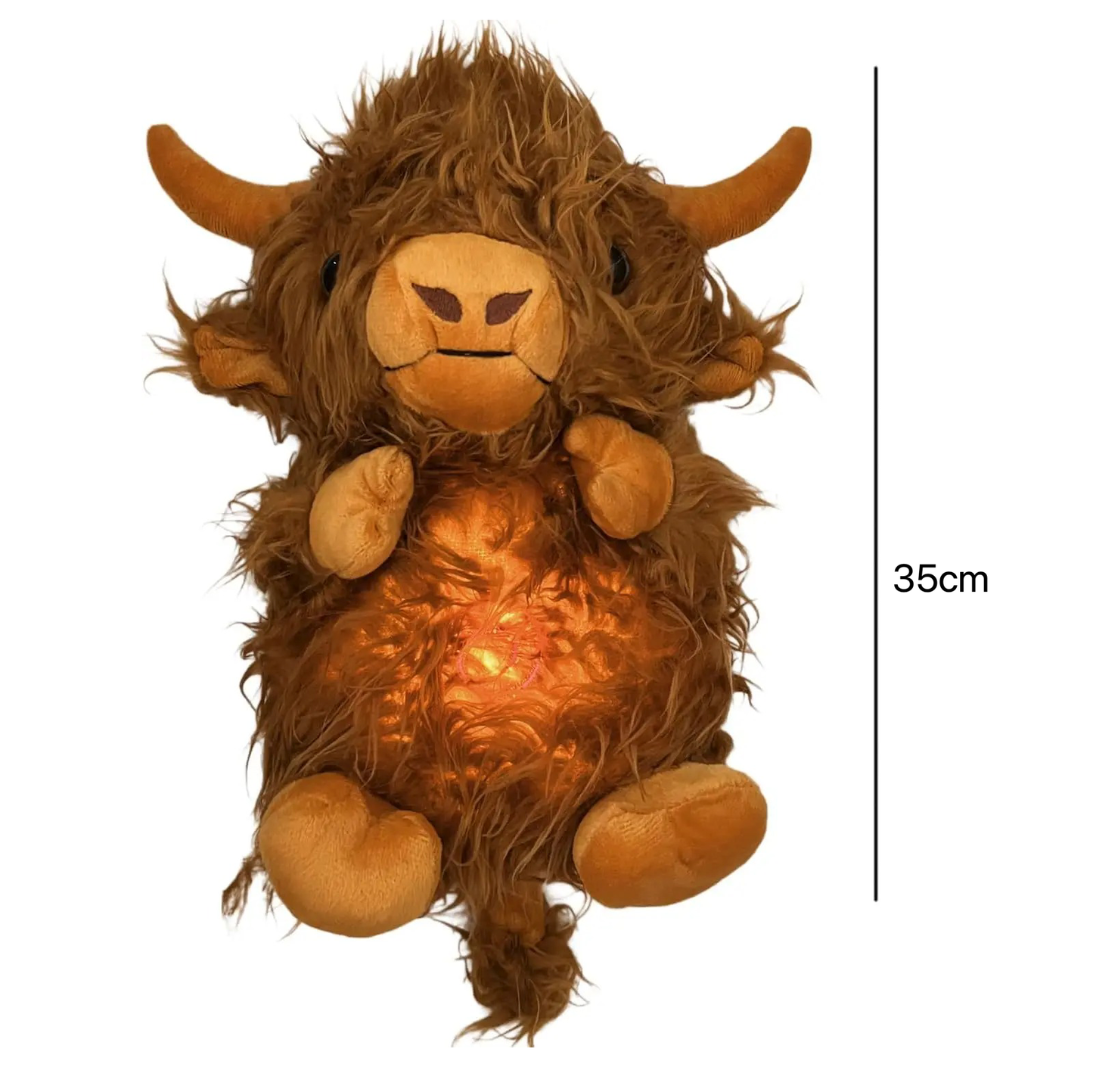 Peluche taureau doux musical apaisant enfant nuit