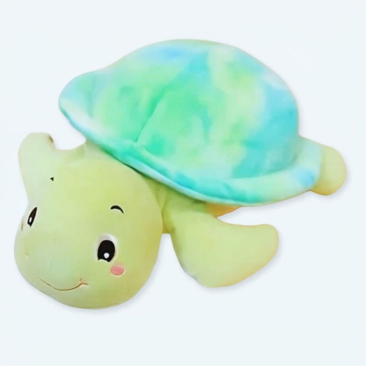 Peluche tortue bleue douce enfant océan câlin