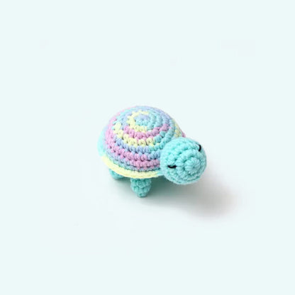 Peluche tortue crochet douce marine enfant câlin