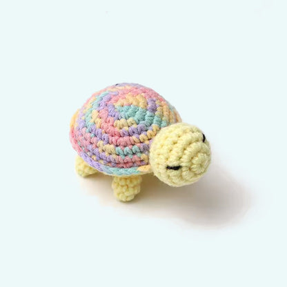 Peluche tortue crochet douce marine enfant câlin