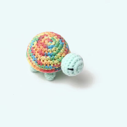 Peluche tortue crochet douce marine enfant câlin
