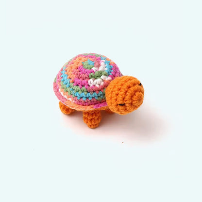 Peluche tortue crochet douce marine enfant câlin
