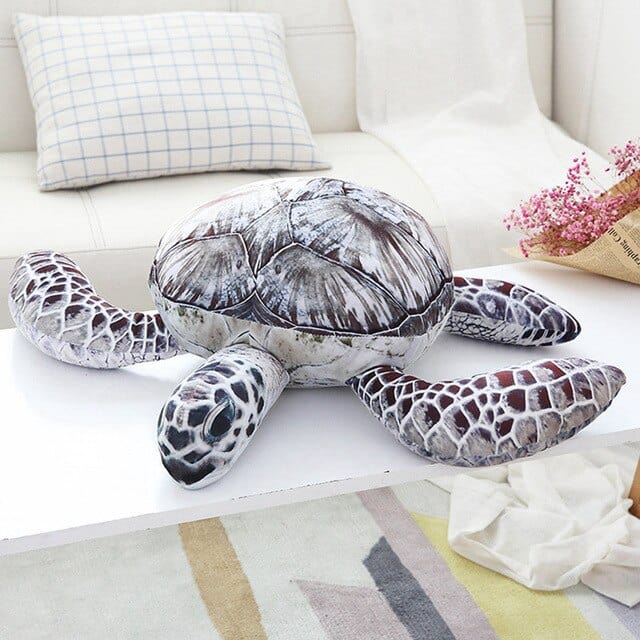 Peluche Tortue Grise  Carapace Câline | Peluche World 23x29 cm