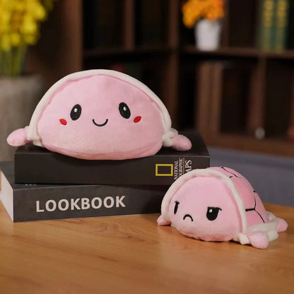 Peluche tortue réversible